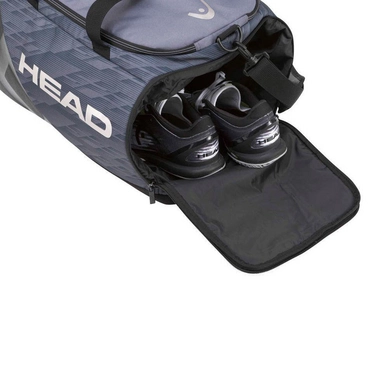 新品未使用　HEAD Djokovic Duffle Bag 283141 Sports bag HEAD Djokovic Duffle Bag Antracite Black | Tennisplanet
